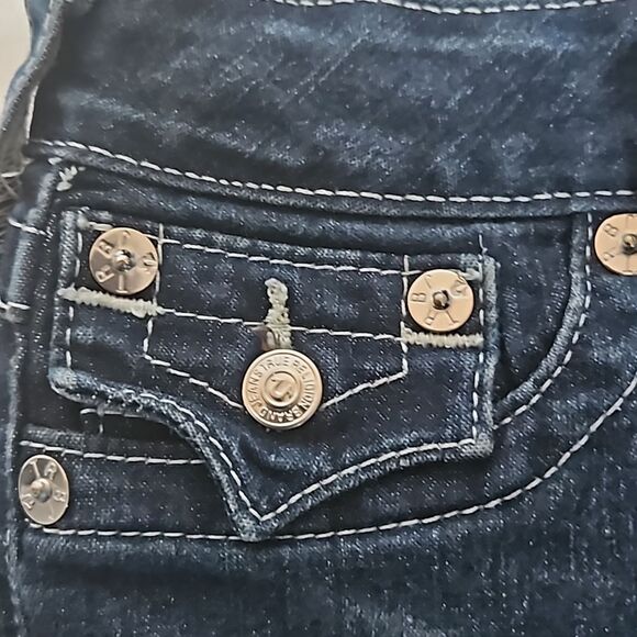 True Religion Dark Blue Jean Shorts - Picture 13 of 16